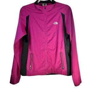 The North Face Jacket Women's Medium Fuchsia and Black Softshell TNF APEX Gorpco